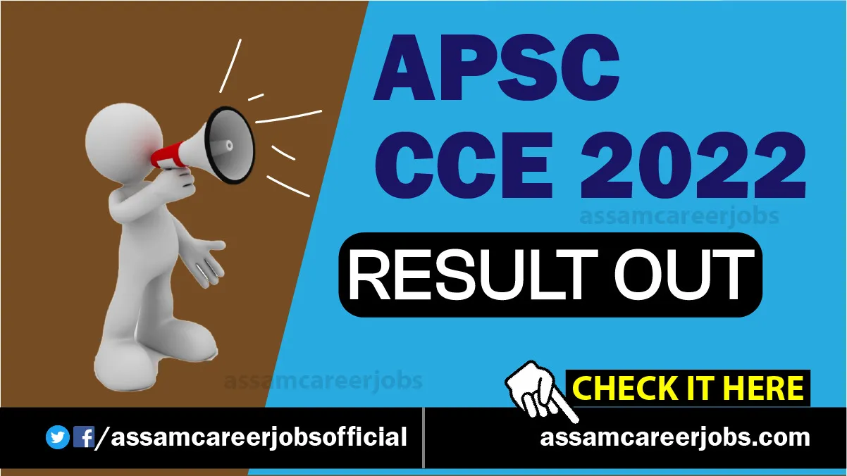 APSC CCE Final Result 2022