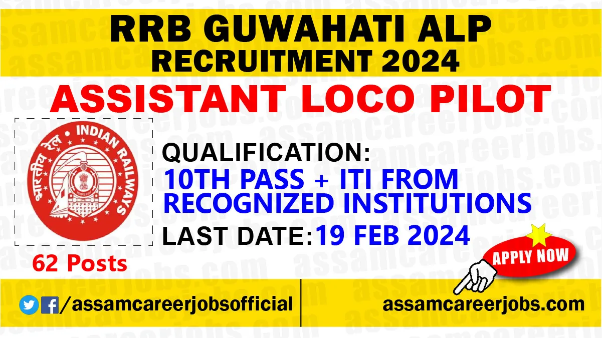 RRB Guwahati ALP Recruitment 2024